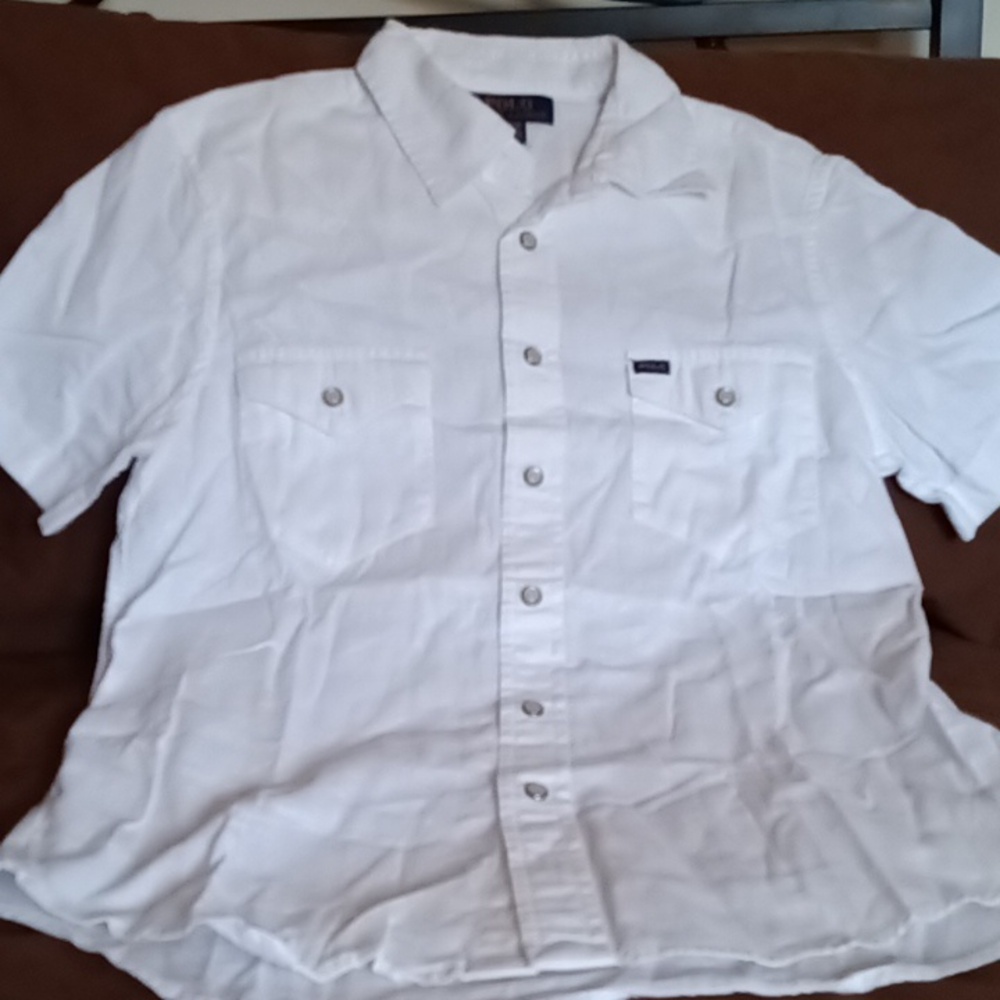 Polo Ralph Lauren Linen Snap Down Shirt